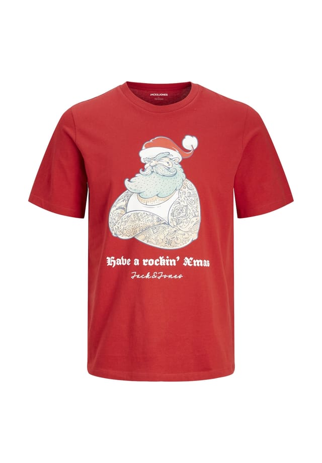 Футболка рождественская смешная рубашка с коротким рукавом Jack & Jones, красный
Футболка рождественская смешная рубашка с коротким рукавом Jack & Jones, красный