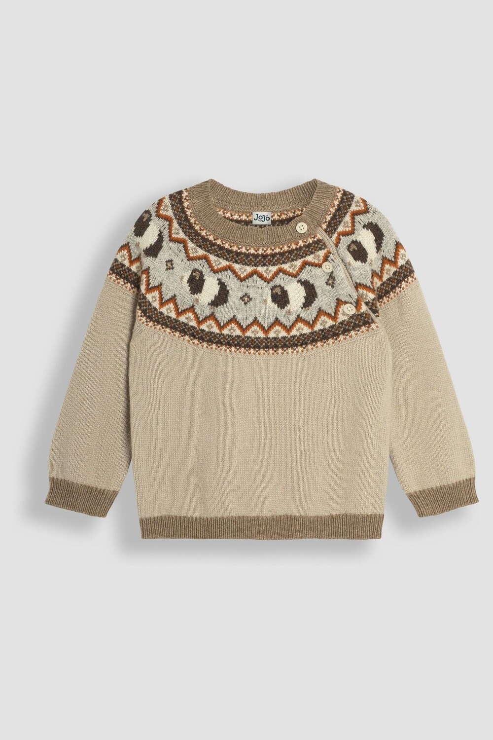 Вязаный джемпер с узором «фэр айл» Jojo Maman Bébé, синий
Вязаный джемпер с узором «фэр айл» Jojo Maman Bébé, синий