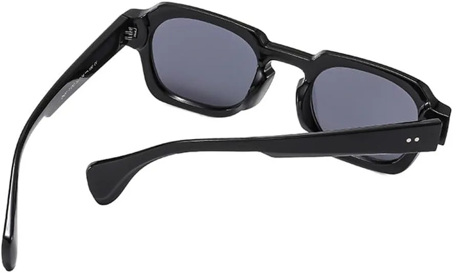 Солнцезащитные очки для женщин, прозрачные линзы, защита от УФ-излучения UV400, винтажные мужские солнцезащитные очки с заклепками, панк-очки generic, Black Blue
Солнцезащитные очки для женщин, прозрачные линзы, защита от УФ-излучения UV400, винтажные мужские солнцезащитные очки с заклепками, панк-очки generic, Black Blue