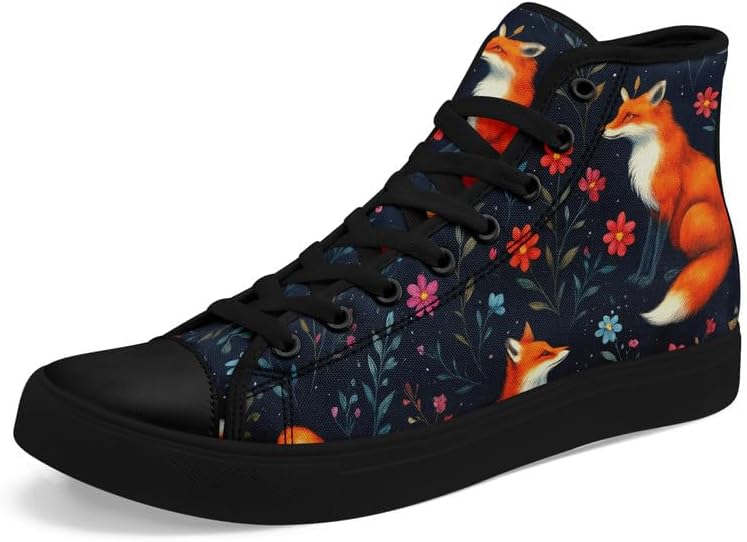 Стильные унисекс кроссовки на высокой подошве из холста с рисунком лесных животных для мужчин, удобная повседневная обувь на шнуровке для женщин Awsole, черный/синий/оранжевый/бежевый
Стильные унисекс кроссовки на высокой подошве из холста с рисунком лесных животных для мужчин, удобная повседневная обувь на шнуровке для женщин Awsole, черный/синий/оранжевый/бежевый