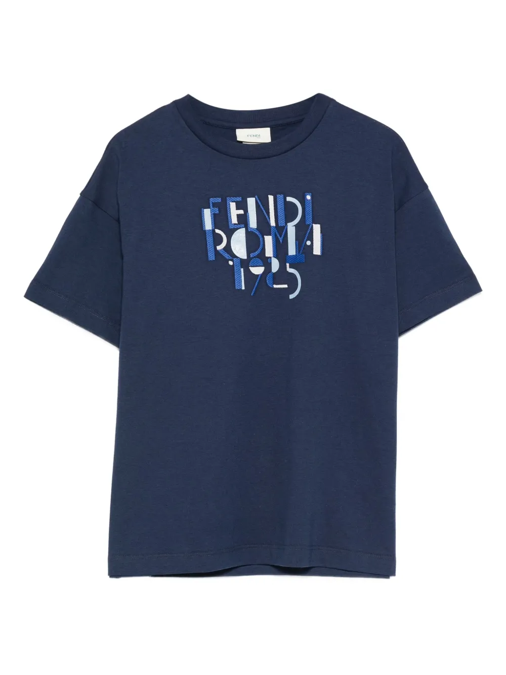 Футболка с вышивкой Fendi Kids, синий
Футболка с вышивкой Fendi Kids, синий