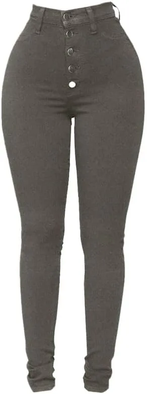 Женские джинсы с высокой посадкой и застежкой на пуговицах, Curvy Butt Stretch, Soft Denim, Skinny
Женские джинсы с высокой посадкой и застежкой на пуговицах, Curvy Butt Stretch, Soft Denim, Skinny