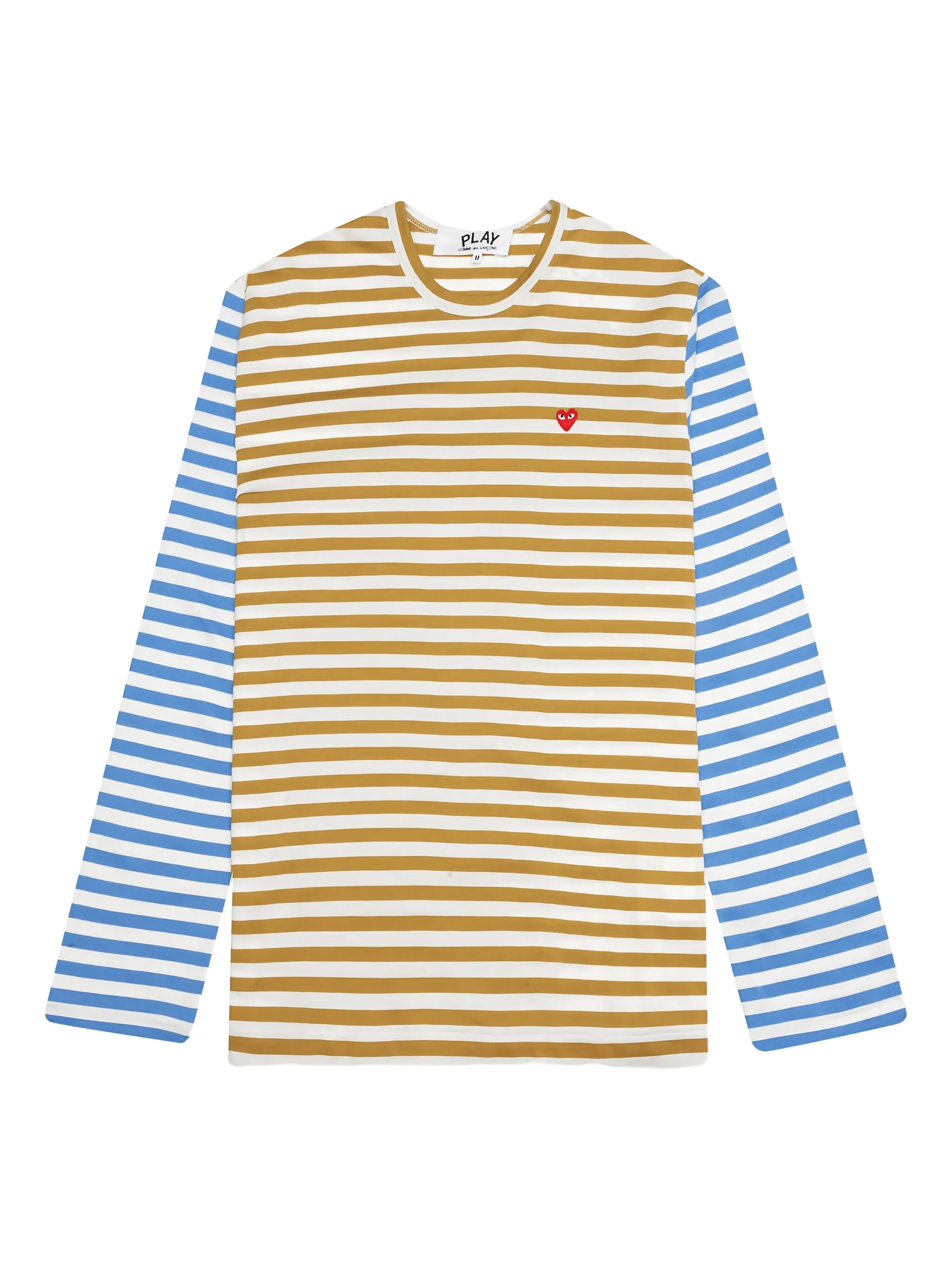 Полосатая футболка с длинными рукавами Comme Des Garçons Play, зеленый
Полосатая футболка с длинными рукавами Comme Des Garçons Play, зеленый