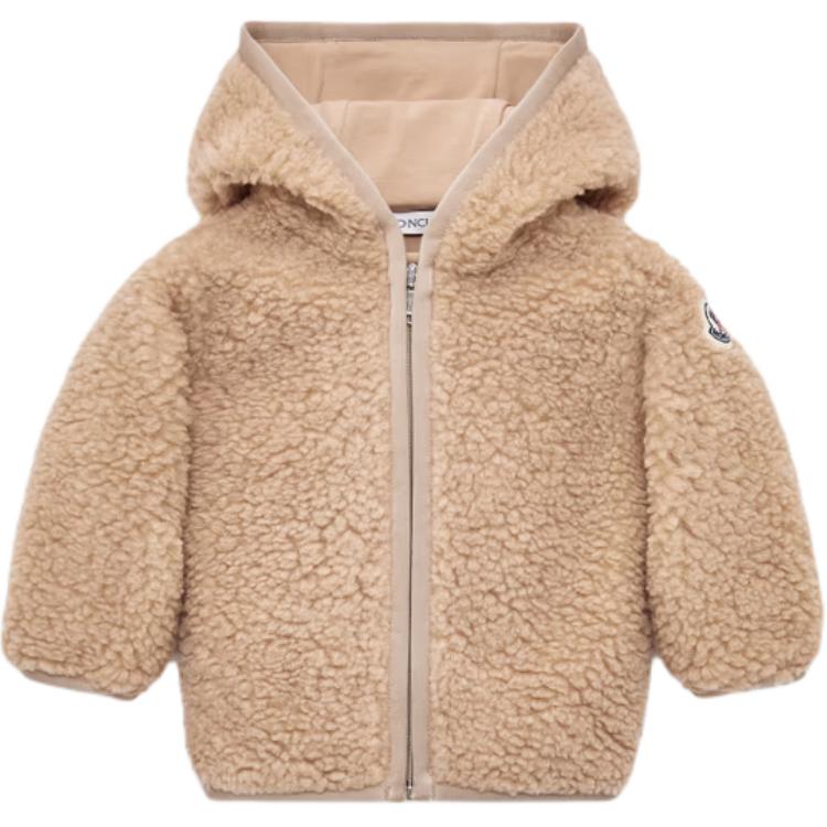 Moncler Толстовка на молнии Teddy Light Umber для малышей
Moncler Толстовка на молнии Teddy Light Umber для малышей