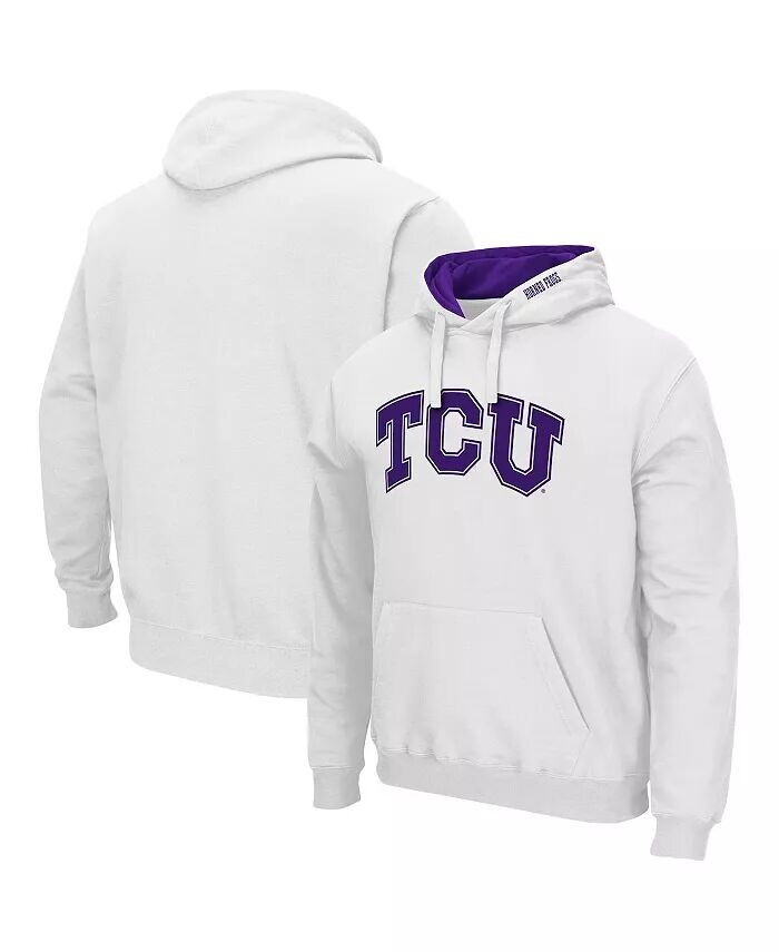 Мужская толстовка с капюшоном TCU Horned Frogs Arch and Logo 3.0 Colosseum, белый
Мужская толстовка с капюшоном TCU Horned Frogs Arch and Logo 3.0 Colosseum, белый