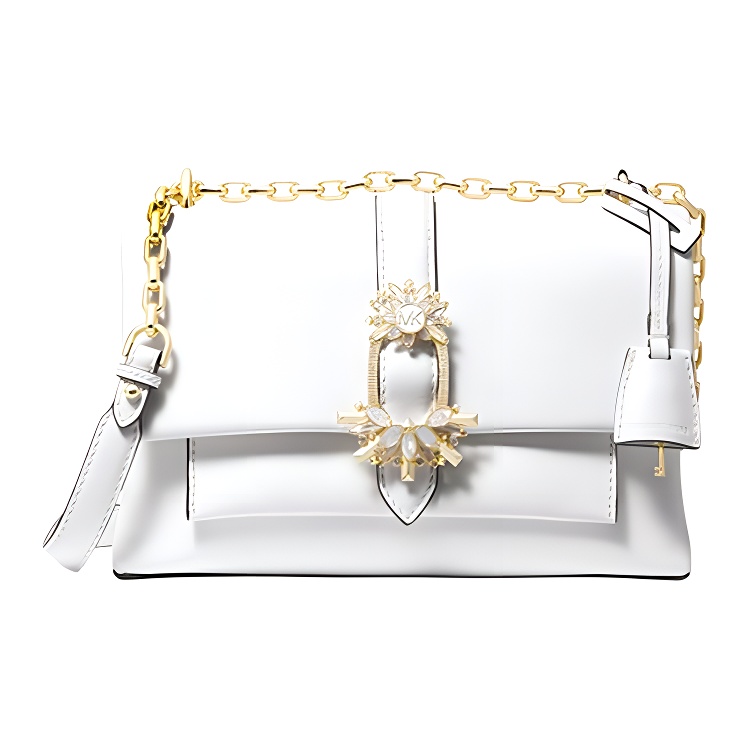 MICHAEL KORS Сумка через плечо Cece из натуральной кожи среднего размера женская белая 
MICHAEL KORS Сумка через плечо Cece из натуральной кожи среднего размера женская белая