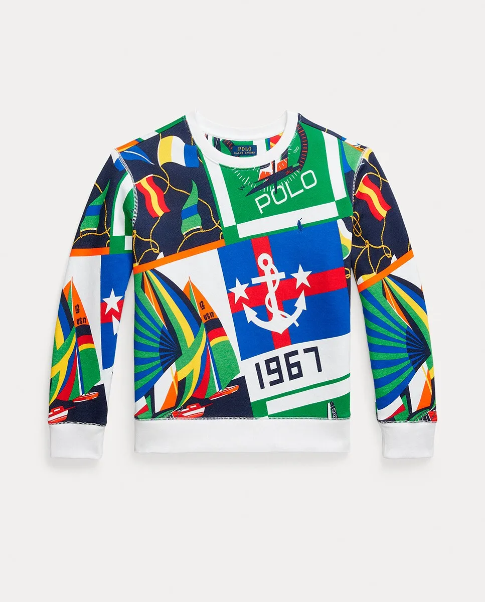 Свитшот для мальчика с красочным абстрактным принтом Polo Ralph Lauren, многоцветный
Свитшот для мальчика с красочным абстрактным принтом Polo Ralph Lauren, многоцветный