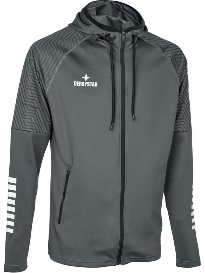 Тренировочная куртка "Primo V24" с капюшоном серого цвета Derbystar
Тренировочная куртка "Primo V24" с капюшоном серого цвета Derbystar