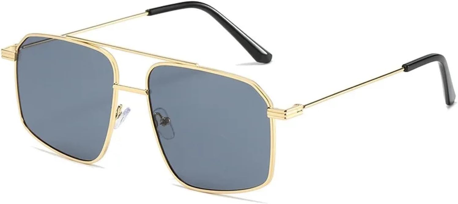 Солнцезащитные очки с защитой UV400 | Металлическая полая оправа с двойными перемычками | Для женщин и мужчин | Для занятий спортом на открытом воздухе и вождения DSVIGF, Gold Black
Солнцезащитные очки с защитой UV400 | Металлическая полая оправа с двойными перемычками | Для женщин и мужчин | Для занятий спортом на открытом воздухе и вождения DSVIGF, Gold Black