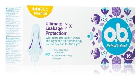 Тампоны o.b Night Protect Normal 16 шт., Inne
Тампоны o.b Night Protect Normal 16 шт., Inne