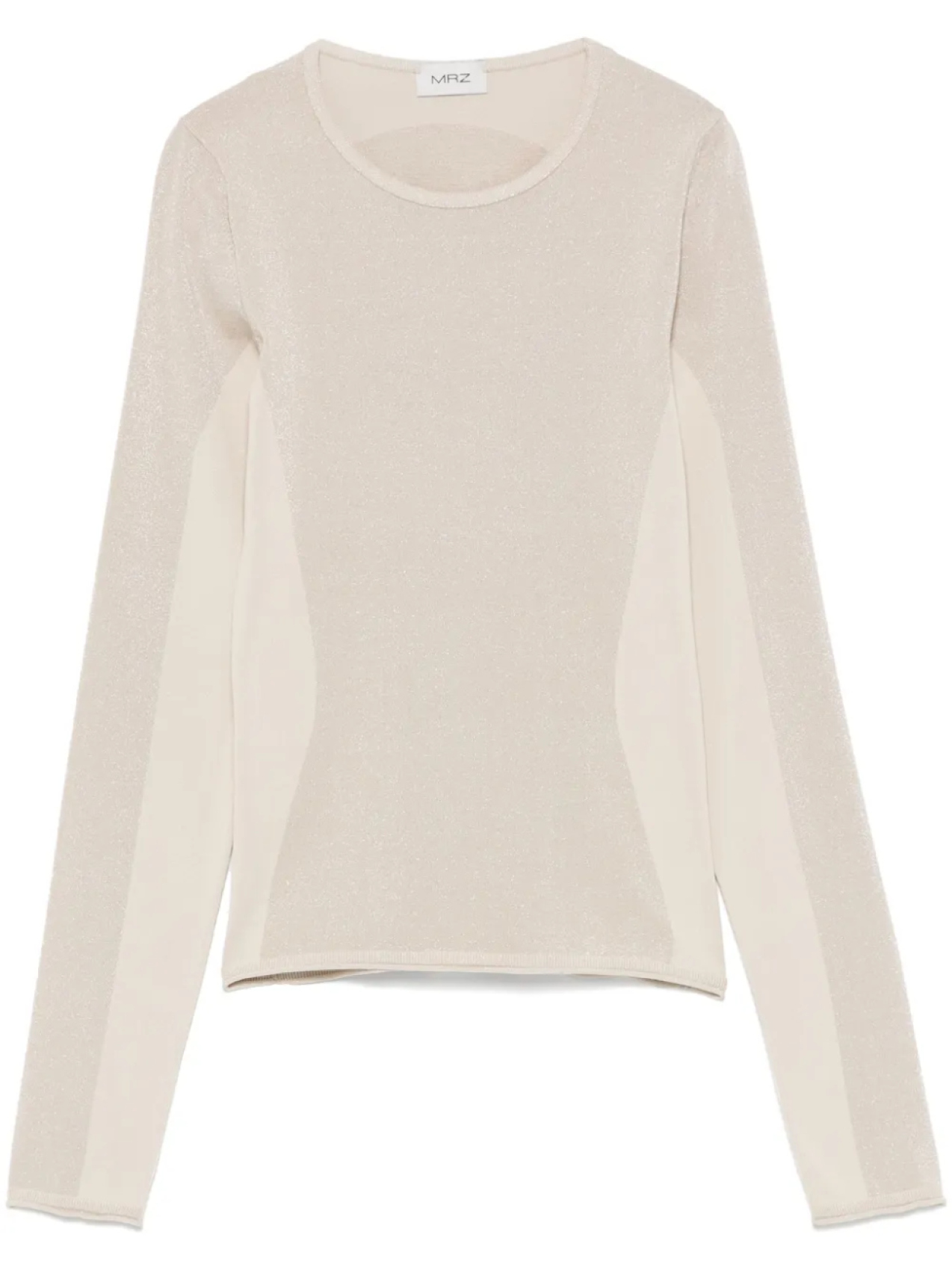 Топ из ткани ламе MRZ, нейтральный 
Топ из ткани ламе MRZ, нейтральный