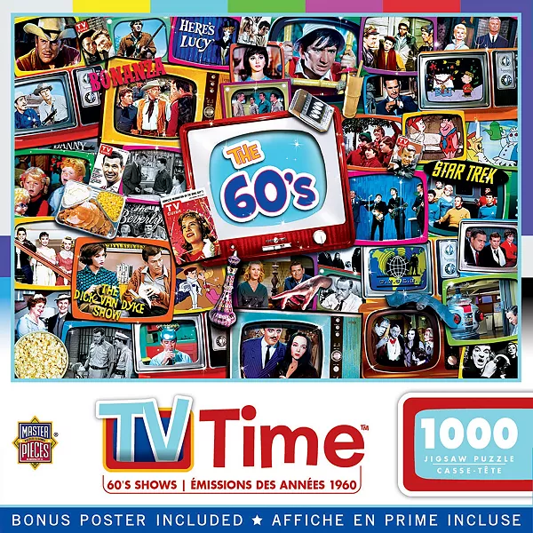 Шедевры ТВ-времени - Шоу 60-х годов. Пазл из 1000 деталей для взрослых. Masterpieces Puzzles, multicolor
Шедевры ТВ-времени - Шоу 60-х годов. Пазл из 1000 деталей для взрослых. Masterpieces Puzzles, multicolor