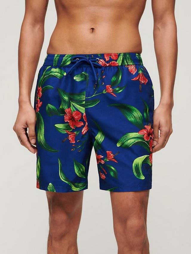 Шорты для плавания с гавайским принтом 17 дюймов Superdry, цвет Hibiscus Royal Blue
Шорты для плавания с гавайским принтом 17 дюймов Superdry, цвет Hibiscus Royal Blue