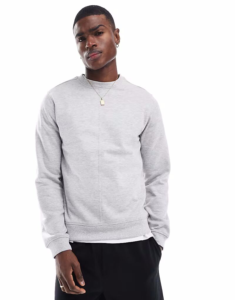 Толстовка Another Influence со швом в сером меланжевом цвете
Толстовка Another Influence со швом в сером меланжевом цвете