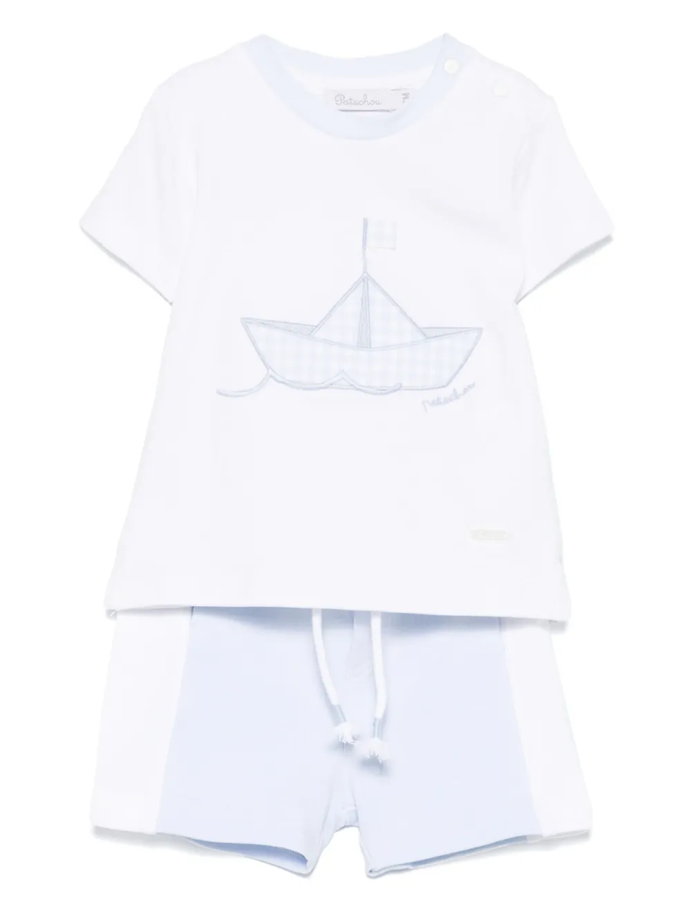 Комплект из топа и шортов с вышивкой Patachou, белый
Комплект из топа и шортов с вышивкой Patachou, белый