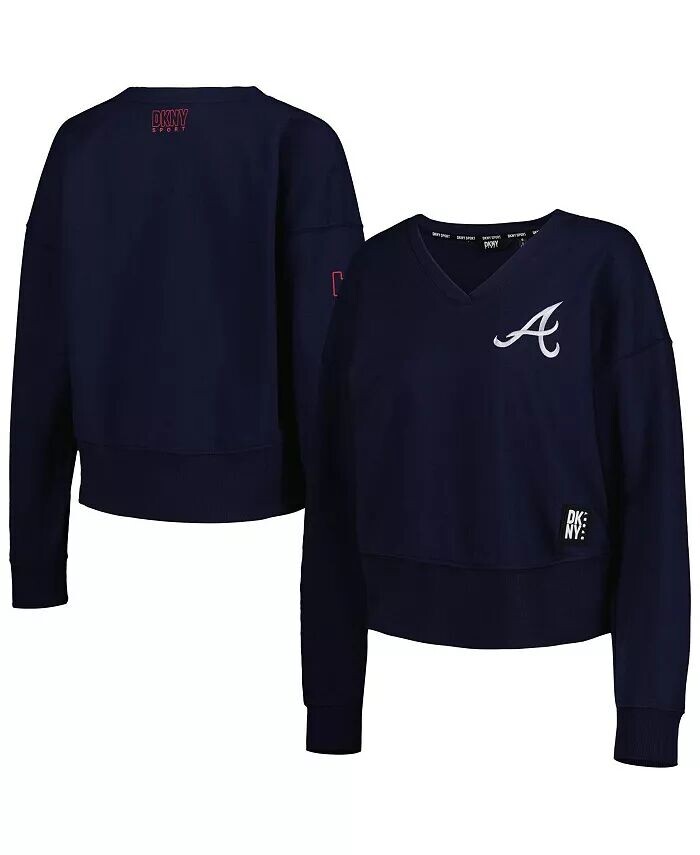 Женская темно-синяя толстовка-пуловер Atlanta Braves Lily с V-образным вырезом DKNY
Женская темно-синяя толстовка-пуловер Atlanta Braves Lily с V-образным вырезом DKNY