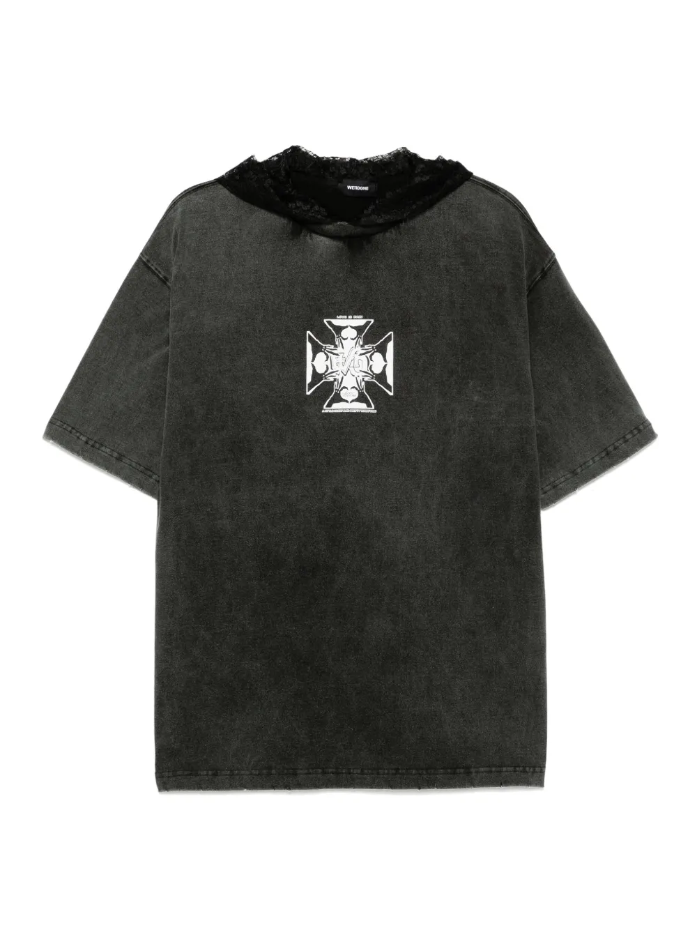 Хлопковая футболка We11done, черный
Хлопковая футболка We11done, черный