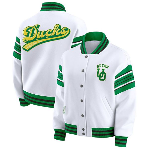 Женская бело-зеленая куртка-толстовка Oregon Ducks на молнии Wear By Erin Andrews
Женская бело-зеленая куртка-толстовка Oregon Ducks на молнии Wear By Erin Andrews