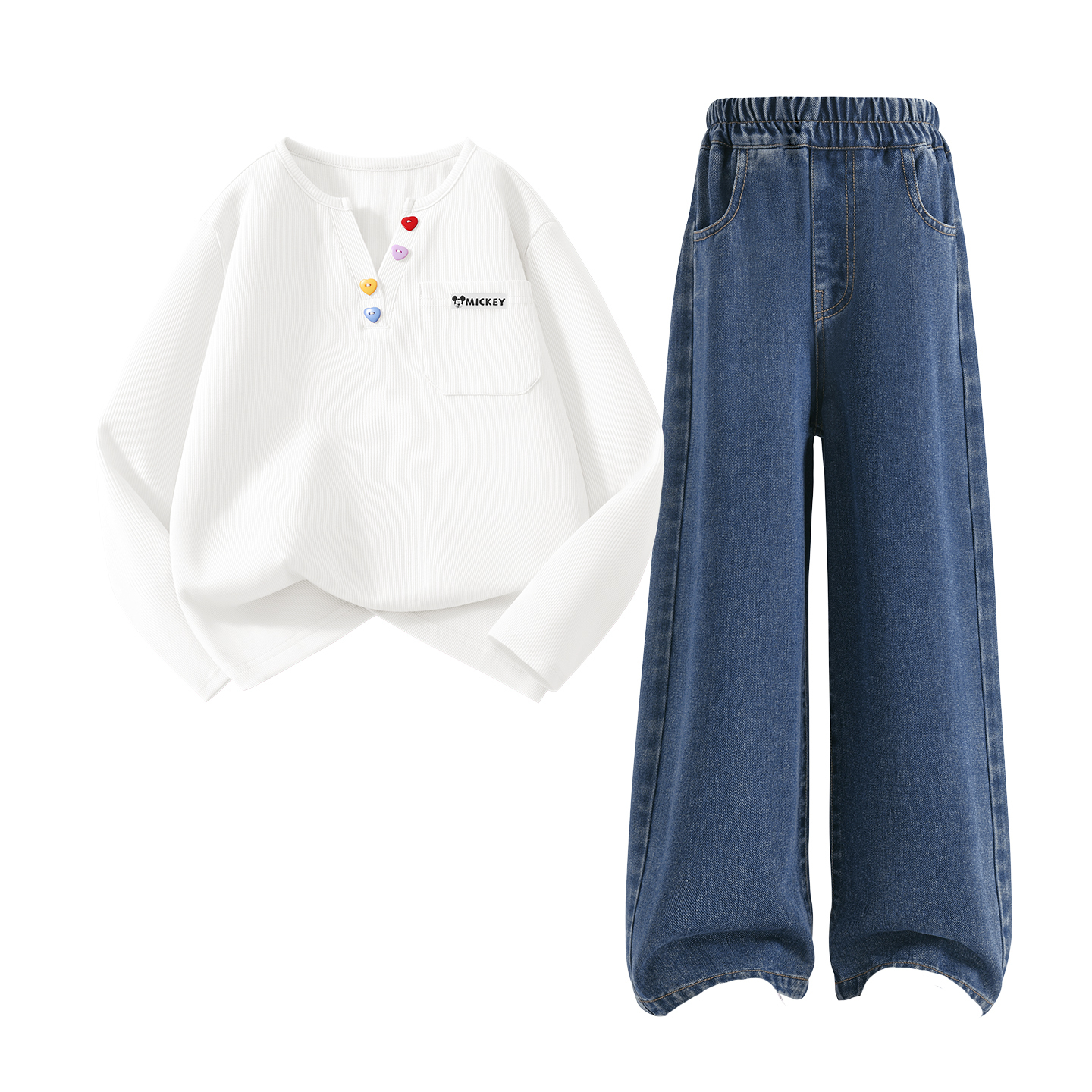 Повседневная спортивная одежда для детей 3-7 лет Disney, Dihu Long Hook-And-Loop K Gardenia White+Solid Color Denim Blue
Повседневная спортивная одежда для детей 3-7 лет Disney, Dihu Long Hook-And-Loop K Gardenia White+Solid Color Denim Blue