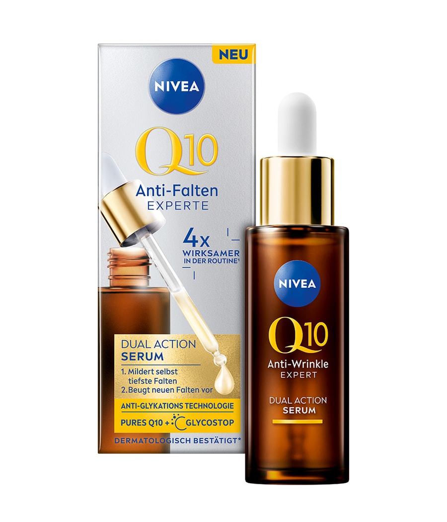 Сыворотка для лица NIVEA Q10 Anti-Falten Experte Dual Action Serum, 30 ml
Сыворотка для лица NIVEA Q10 Anti-Falten Experte Dual Action Serum, 30 ml