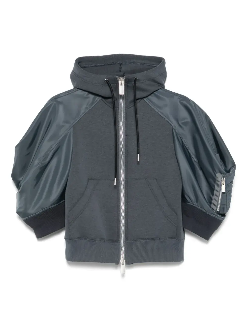 Худи со вставками Sacai, серый
Худи со вставками Sacai, серый