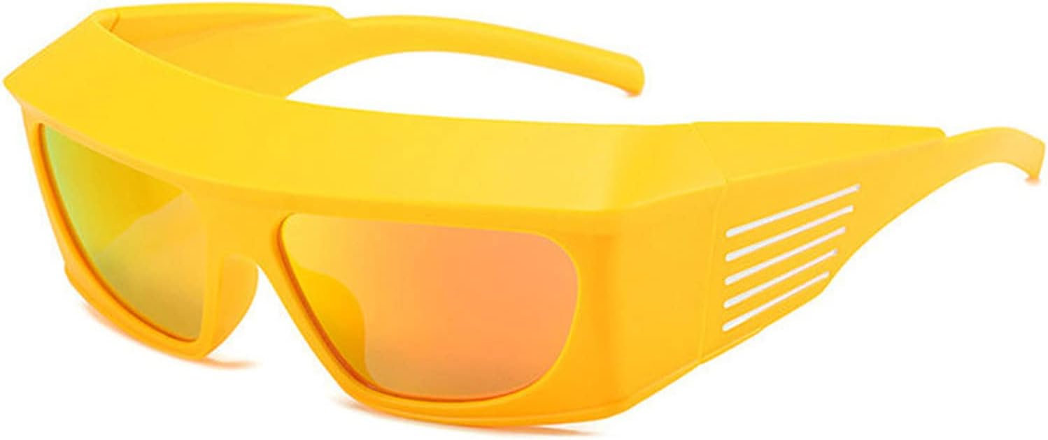 Солнцезащитные очки Willochra с обтекаемой формой, футуристические солнцезащитные очки, овальные солнцезащитные очки в стиле Y2k, спортивные модные солнцезащитные очки для женщин и мужчин, Yellow
Солнцезащитные очки Willochra с обтекаемой формой, футуристические солнцезащитные очки, овальные солнцезащитные очки в стиле Y2k, спортивные модные солнцезащитные очки для женщин и мужчин, Yellow