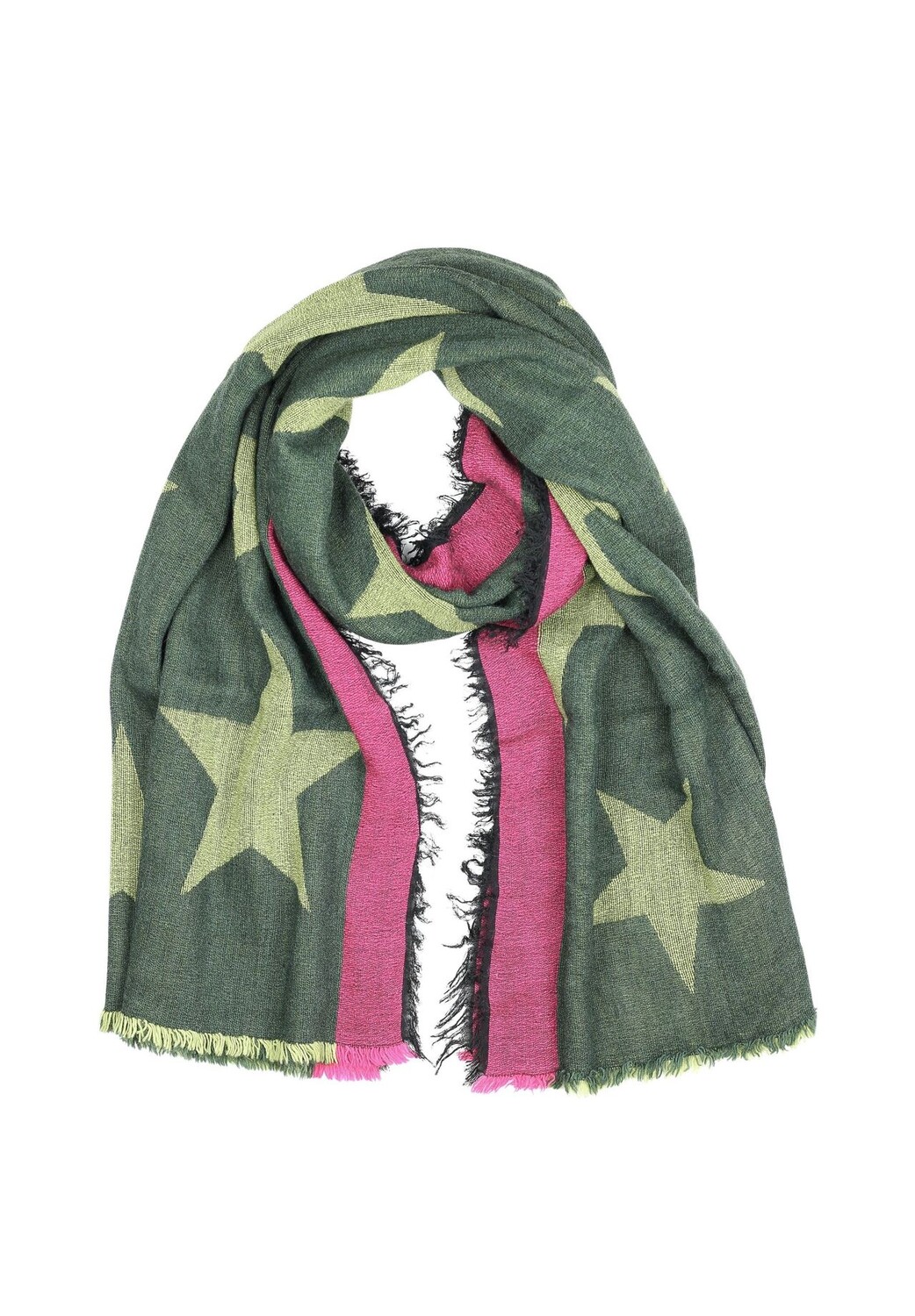 Зимний шарф со звездами, шерстяной шарф, производство Италия Collezione alessandro, зеленый
Зимний шарф со звездами, шерстяной шарф, производство Италия Collezione alessandro, зеленый
