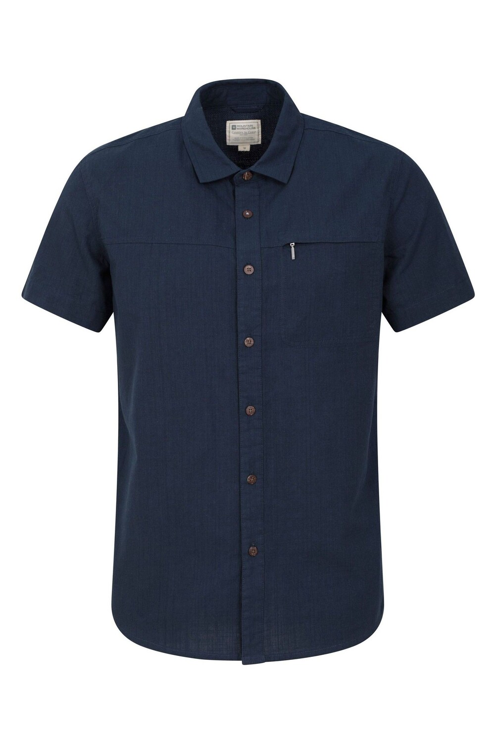 Мужская рубашка из хлопка с текстурой кокосового ореха Mountain Warehouse, синий
Мужская рубашка из хлопка с текстурой кокосового ореха Mountain Warehouse, синий