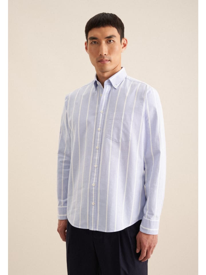 Рубашка Seidensticker, светло-синий
Рубашка Seidensticker, светло-синий