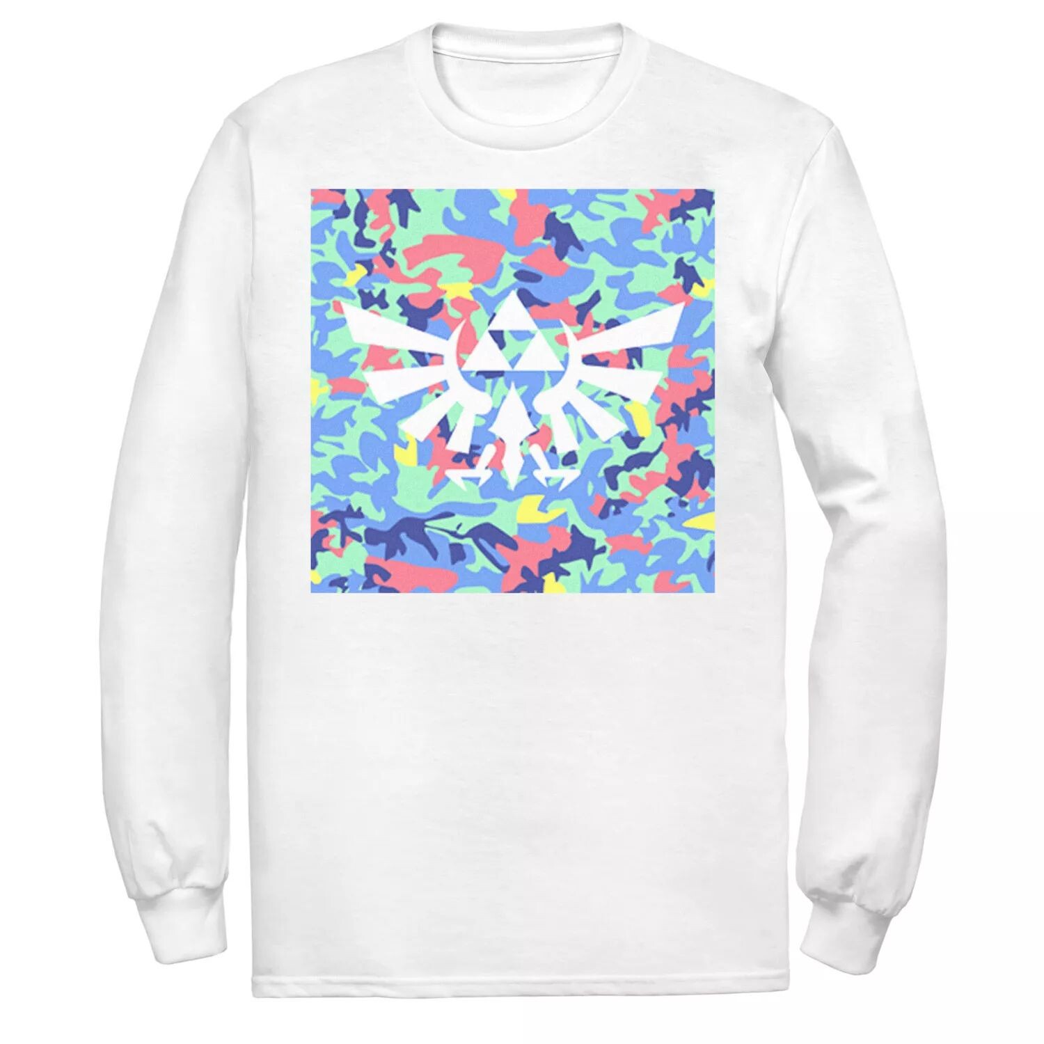 Мужская футболка Zelda Neon с камуфляжным принтом и гербом Licensed Character
Мужская футболка Zelda Neon с камуфляжным принтом и гербом Licensed Character