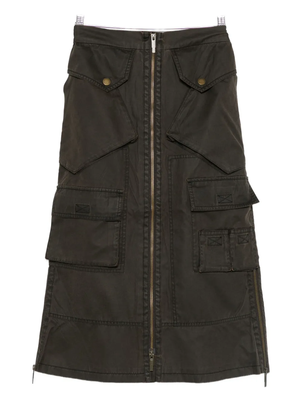 Юбка с карманом на молнии Feng Chen Wang, коричневый
Юбка с карманом на молнии Feng Chen Wang, коричневый