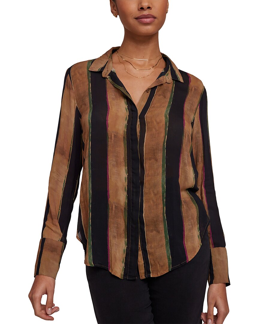 Блуза Bella Dahl со скрытой планкой на пуговицах, коричневый
Блуза Bella Dahl со скрытой планкой на пуговицах, коричневый