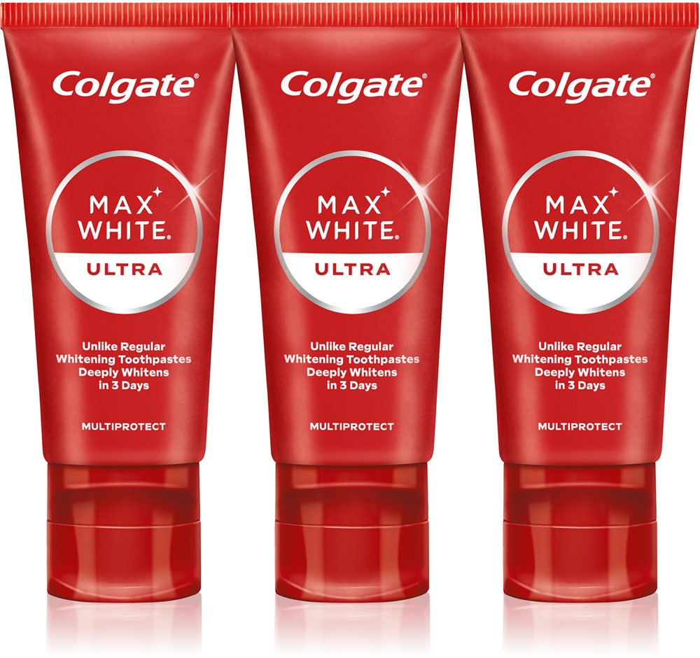 Отбеливающая зубная паста Max White Ultra Multiprotect Colgate, 3× 50 мл
Отбеливающая зубная паста Max White Ultra Multiprotect Colgate, 3× 50 мл