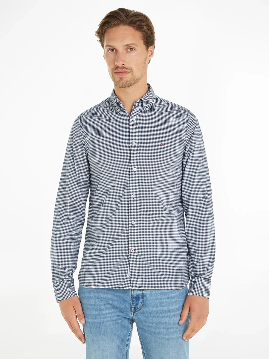 Рубашка в клетку Tommy Hilfiger "FLEX TEXTURED GINGHAM SF SHIRT" с небольшой вышивкой логотипа, белый
Рубашка в клетку Tommy Hilfiger "FLEX TEXTURED GINGHAM SF SHIRT" с небольшой вышивкой логотипа, белый