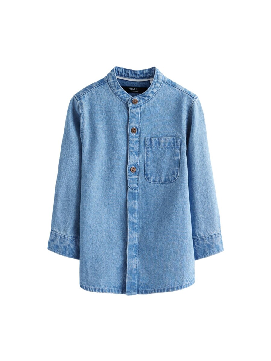 Рубашка обычного кроя на пуговицах Next, синий деним
Рубашка обычного кроя на пуговицах Next, синий деним