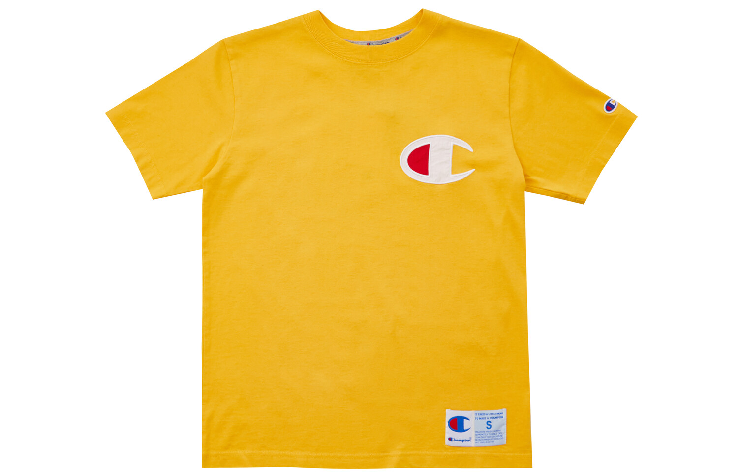 Футболка унисекс желтая Champion, желтый
Футболка унисекс желтая Champion, желтый