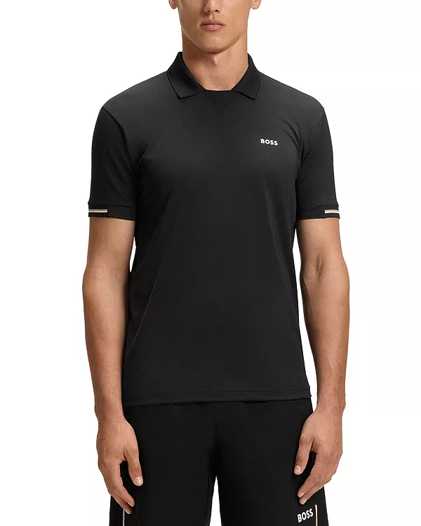 Поло из сетчатой ткани Palle Boss, черный
Поло из сетчатой ткани Palle Boss, черный