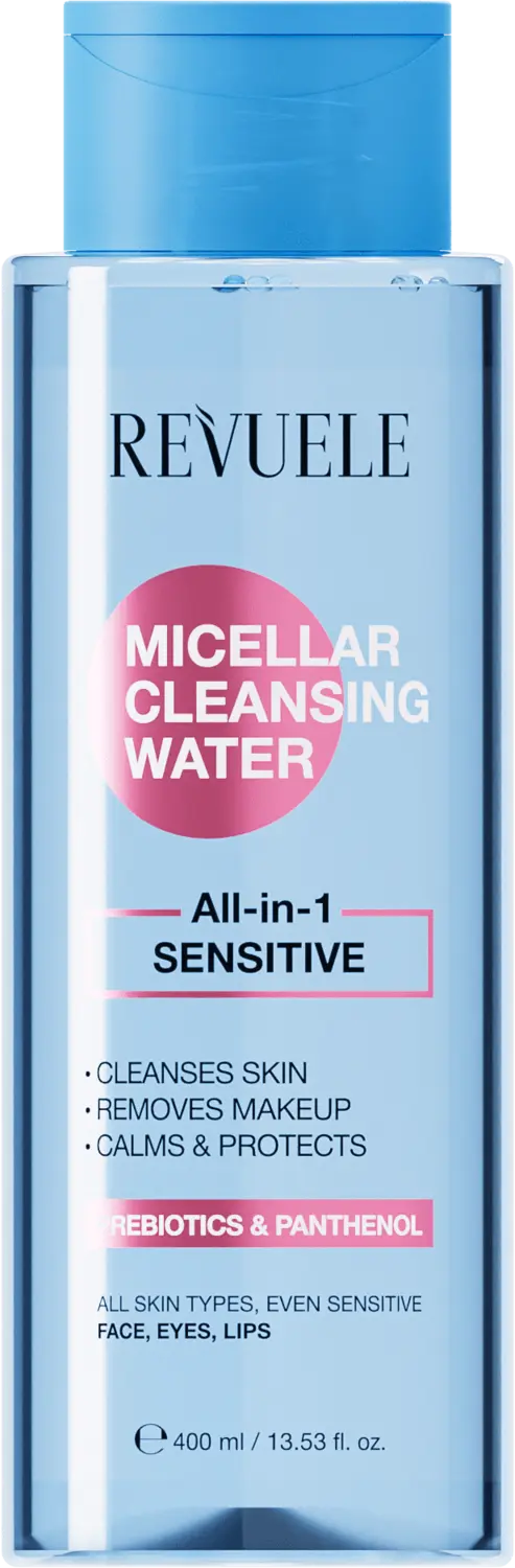 Успокаивающая мицеллярная жидкость для лица Revuele, 400 мл
Успокаивающая мицеллярная жидкость для лица Revuele, 400 мл