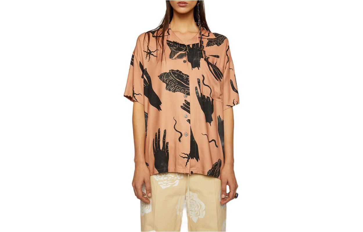 Acne Studios Женская рубашка розовая черная
Acne Studios Женская рубашка розовая черная