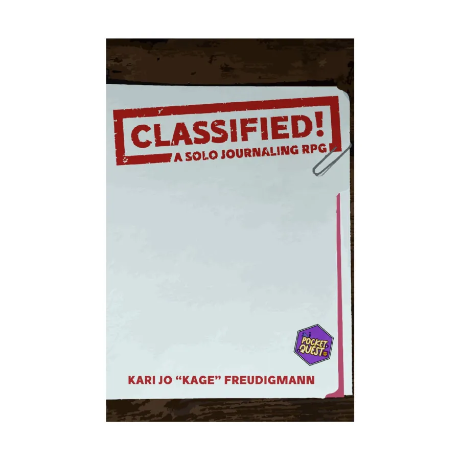 Classified! - A Solo Journaling RPG, Role Playing Games (Rage Kage Games), мягкая обложка
Classified! - A Solo Journaling RPG, Role Playing Games (Rage Kage Games), мягкая обложка