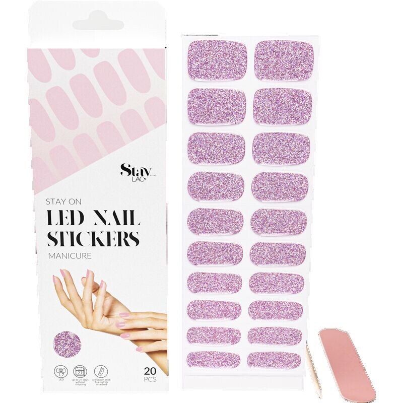 Светодиодные наклейки для ногтей Stay On — оставайтесь изящными Staylac, 1 шт.
Светодиодные наклейки для ногтей Stay On — оставайтесь изящными Staylac, 1 шт.