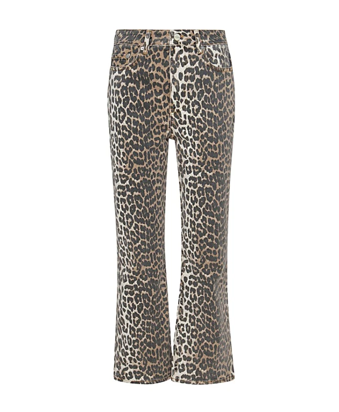 Укороченные джинсы Ganni, коричневый
Укороченные джинсы Ganni, коричневый