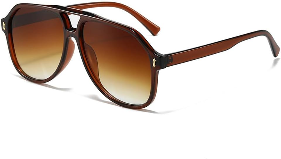 Модные солнцезащитные очки для мужчин с увеличенными двойными перемычками, винтажные, с заклепками, женские, красные, синие, в стиле панк, солнцезащитные очки UV400 TKKTLLT, Brown Tea Gradient
Модные солнцезащитные очки для мужчин с увеличенными двойными перемычками, винтажные, с заклепками, женские, красные, синие, в стиле панк, солнцезащитные очки UV400 TKKTLLT, Brown Tea Gradient