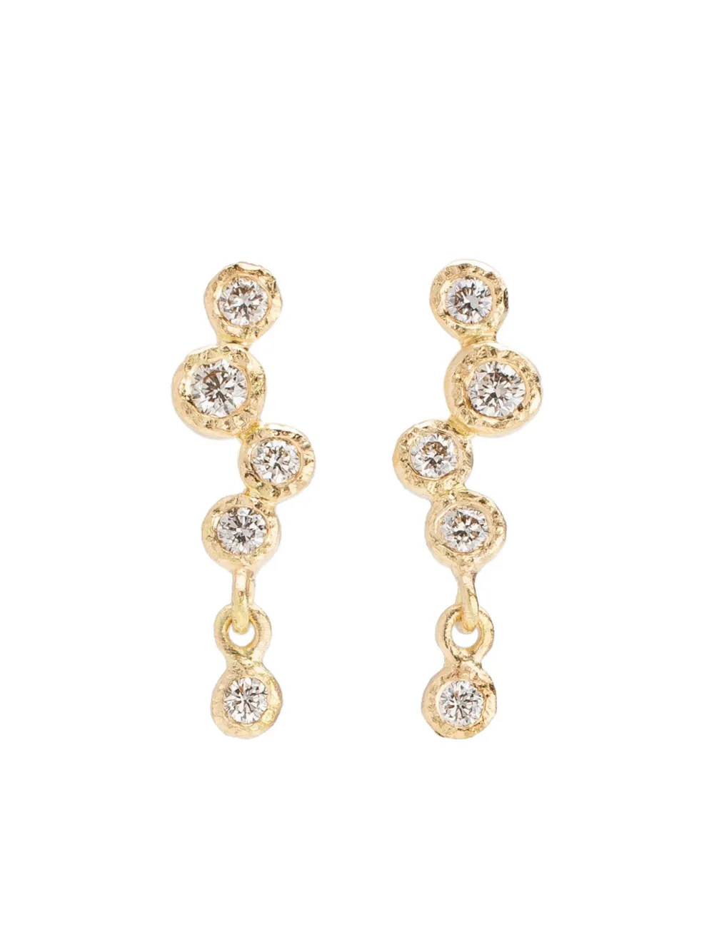 Бриллиантовые серьги из желтого золота 18 карат Yasuko Azuma, золотой
Бриллиантовые серьги из желтого золота 18 карат Yasuko Azuma, золотой