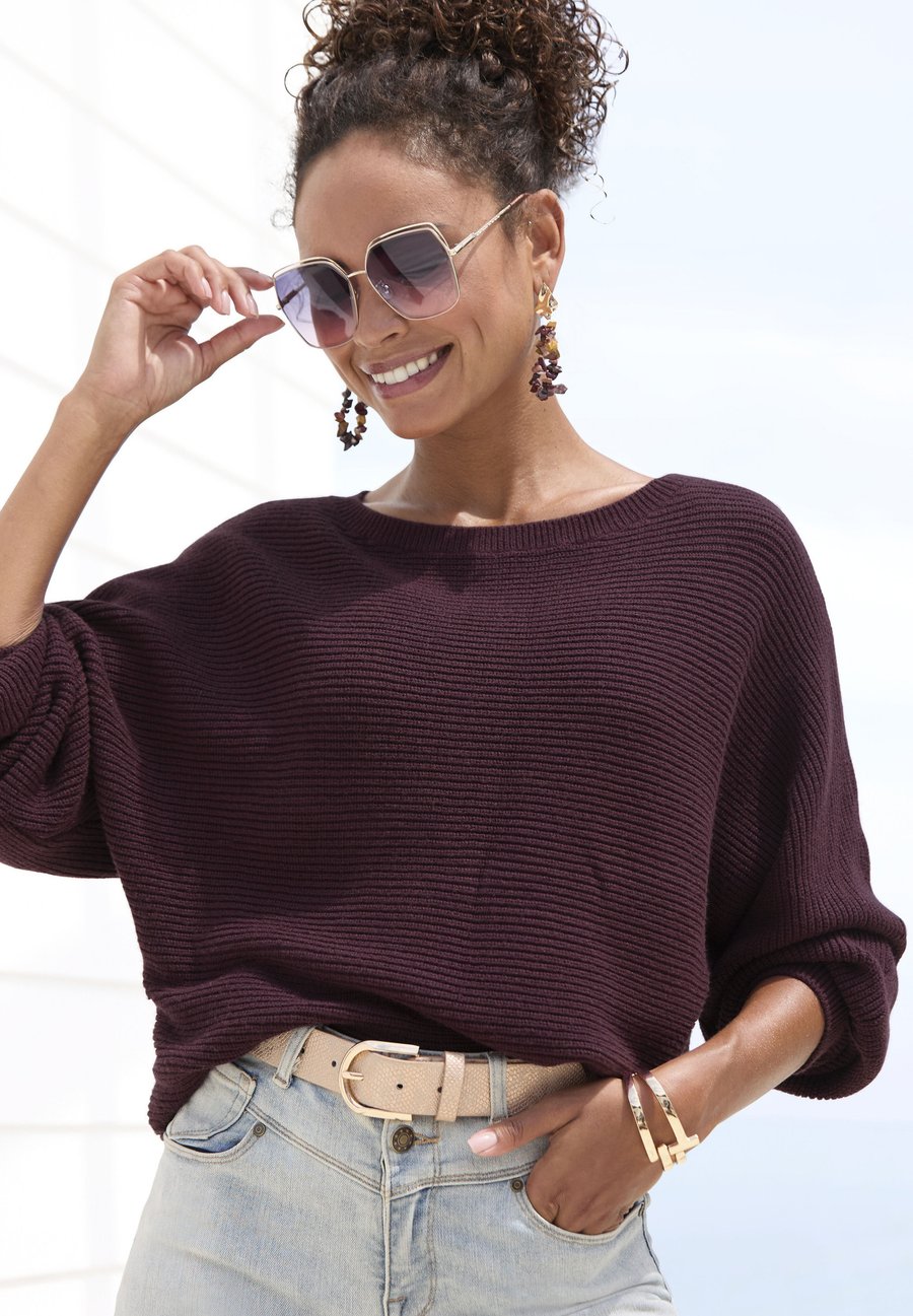 Джемпер LASCANA RUNDHALS, Pflaume Burgunder/Bordeaux
Джемпер LASCANA RUNDHALS, Pflaume Burgunder/Bordeaux