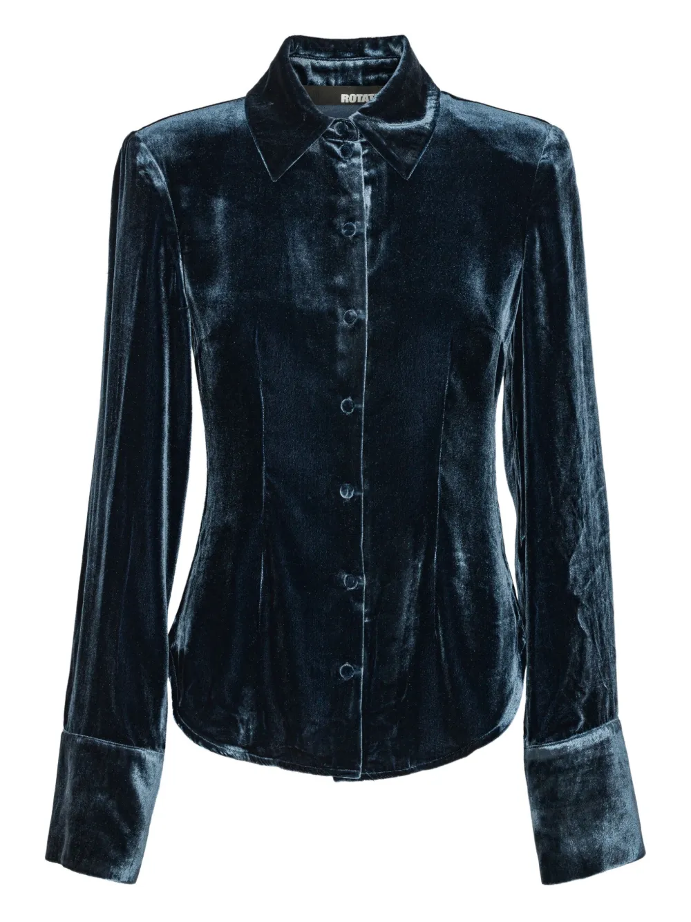Бархатная рубашка с длинными рукавами ROTATE BIRGER CHRISTENSEN, синий
Бархатная рубашка с длинными рукавами ROTATE BIRGER CHRISTENSEN, синий