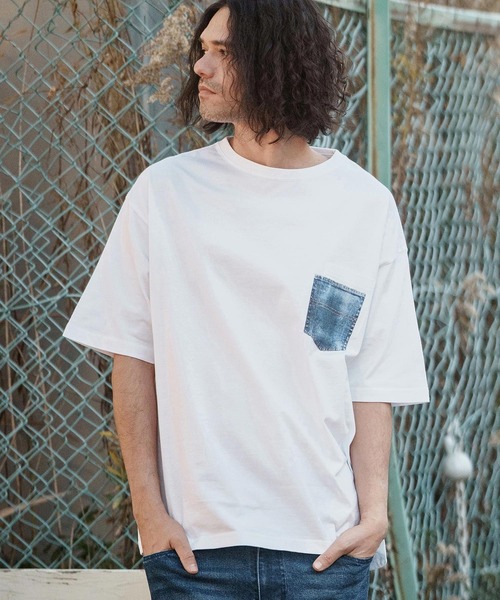 Футболка с имитацией кармана, джинсовая CAMBIO, белый
Футболка с имитацией кармана, джинсовая CAMBIO, белый