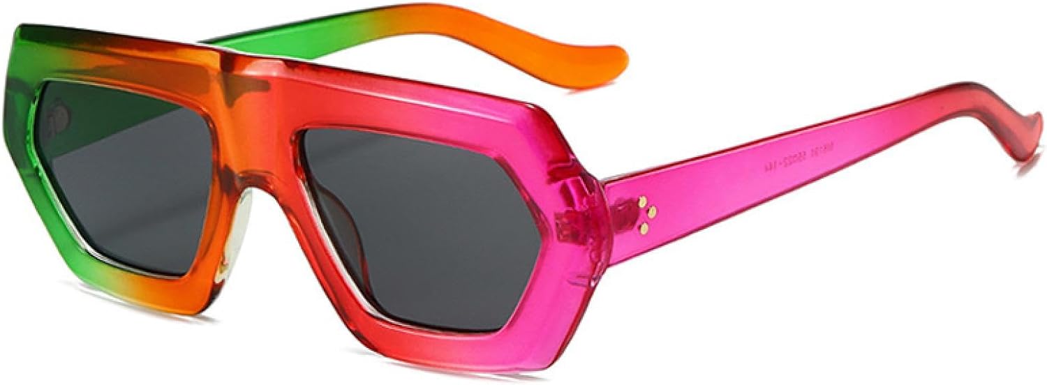 Женские солнцезащитные очки неправильной формы с градиентным переходом цвета, защита от УФ-излучения UV400, ретро-оправа для мужчин с прозрачными линзами (как на картинке) VVTWSSW, As the Picture
Женские солнцезащитные очки неправильной формы с градиентным переходом цвета, защита от УФ-излучения UV400, ретро-оправа для мужчин с прозрачными линзами (как на картинке) VVTWSSW, As the Picture