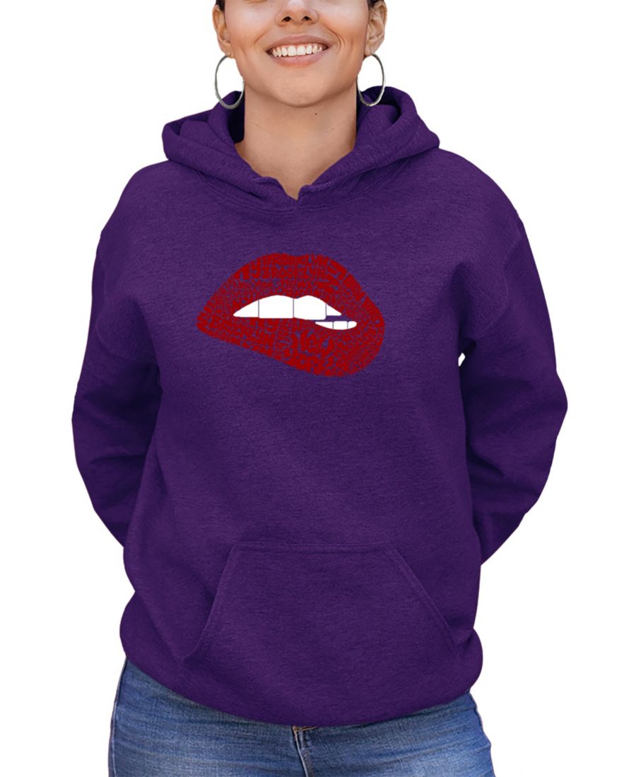 Женская толстовка с длинными рукавами Brooklyn Lips Word Art LA Pop Art, Purple
Женская толстовка с длинными рукавами Brooklyn Lips Word Art LA Pop Art, Purple