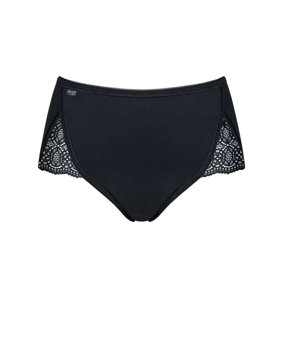 Набор из двух белых женских трусиков Sloggi, черный
Набор из двух белых женских трусиков Sloggi, черный